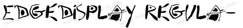 EdgeDisplay Regula字体转换